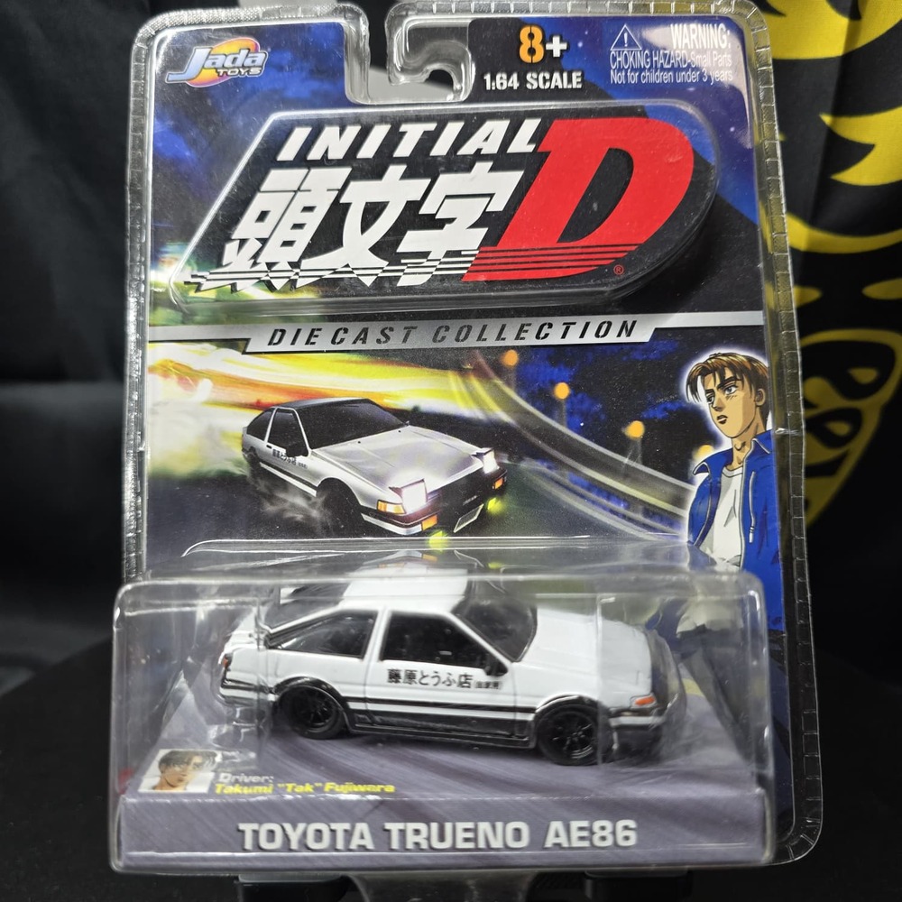 2004 Jada Toys Initial D Toyota Trueno AE86 Takumi 1:64 Sealed